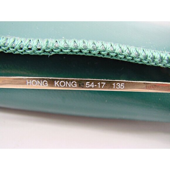 Blue Mayra II Large Frames Eyeglasses Blue Light Filtering Gold Tone w/ Case Vtg - Picture 4 of 12